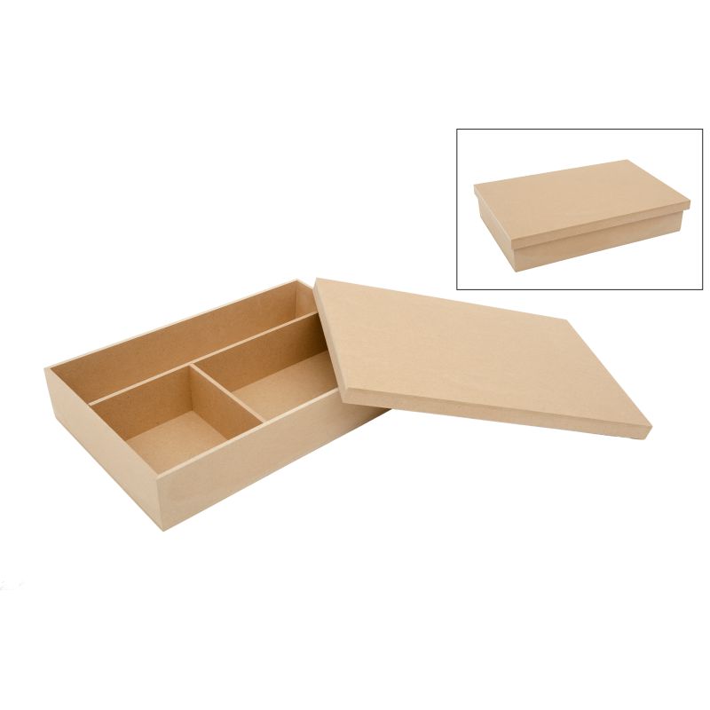 CAIXA DE BATIZADO 38X25x7.5CM MDF