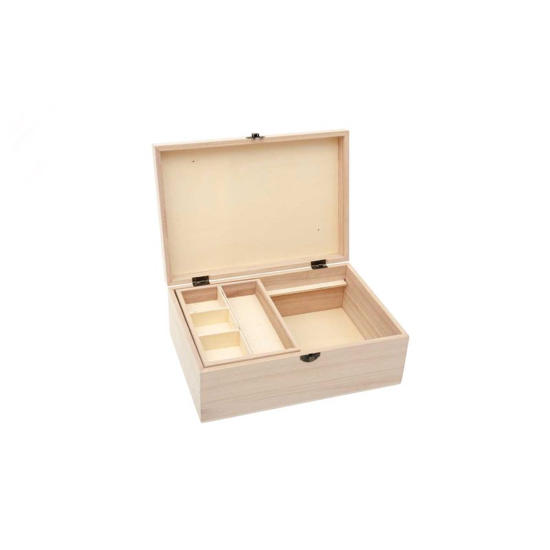 CAIXA COSTURA 27X19X10.5CM C/ DIV.