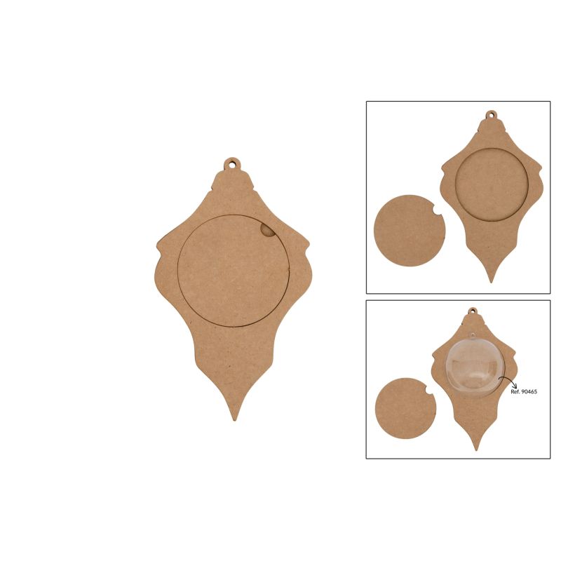 SET 2 PENDUROS P.FOTO 11.3X19X0.3CM MDF