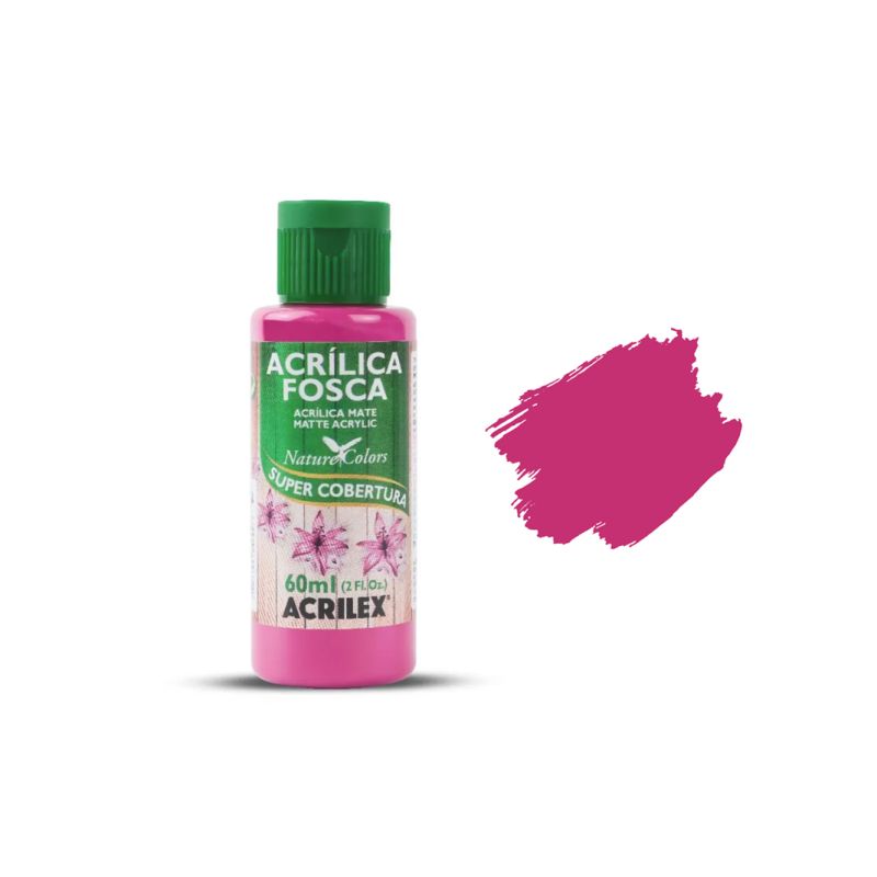 Tinta Acrílica Fosca Fuschia
