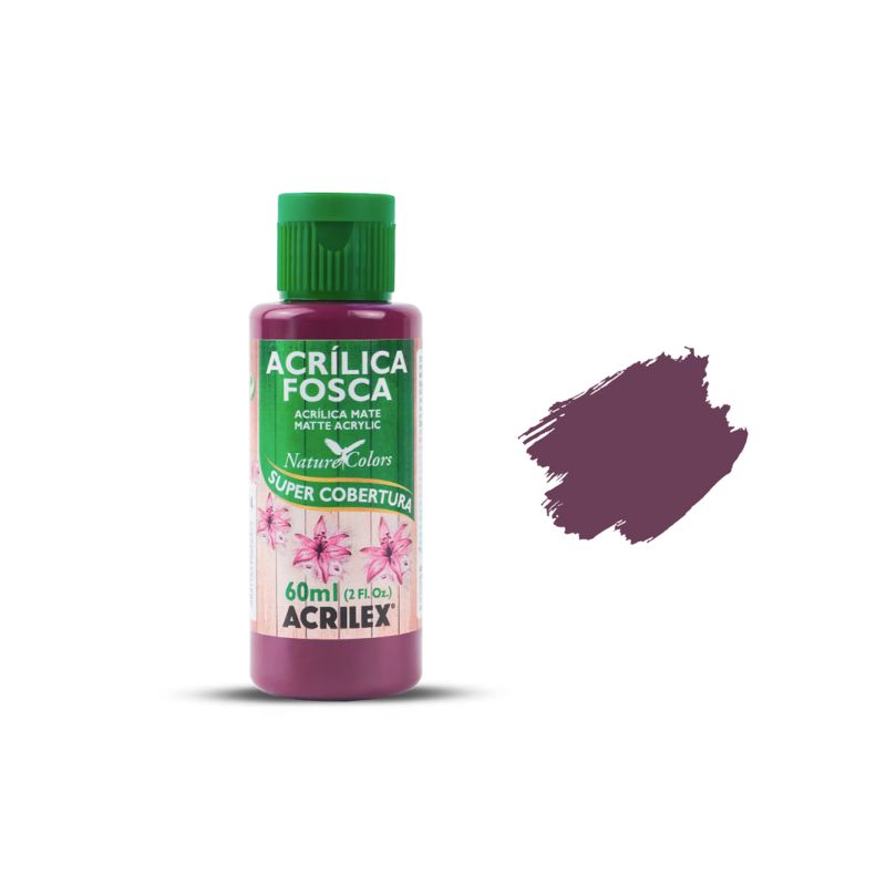 Tinta Acrílica Fosca Vinho