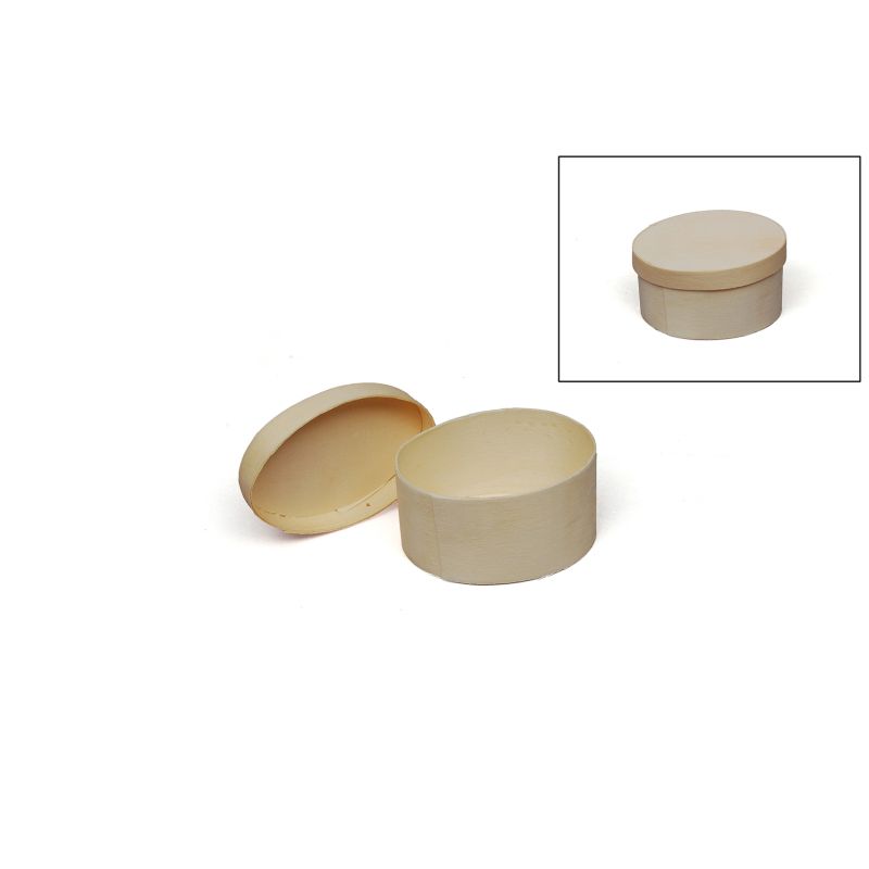CAIXA BALSA OVAL 7X5X4CM