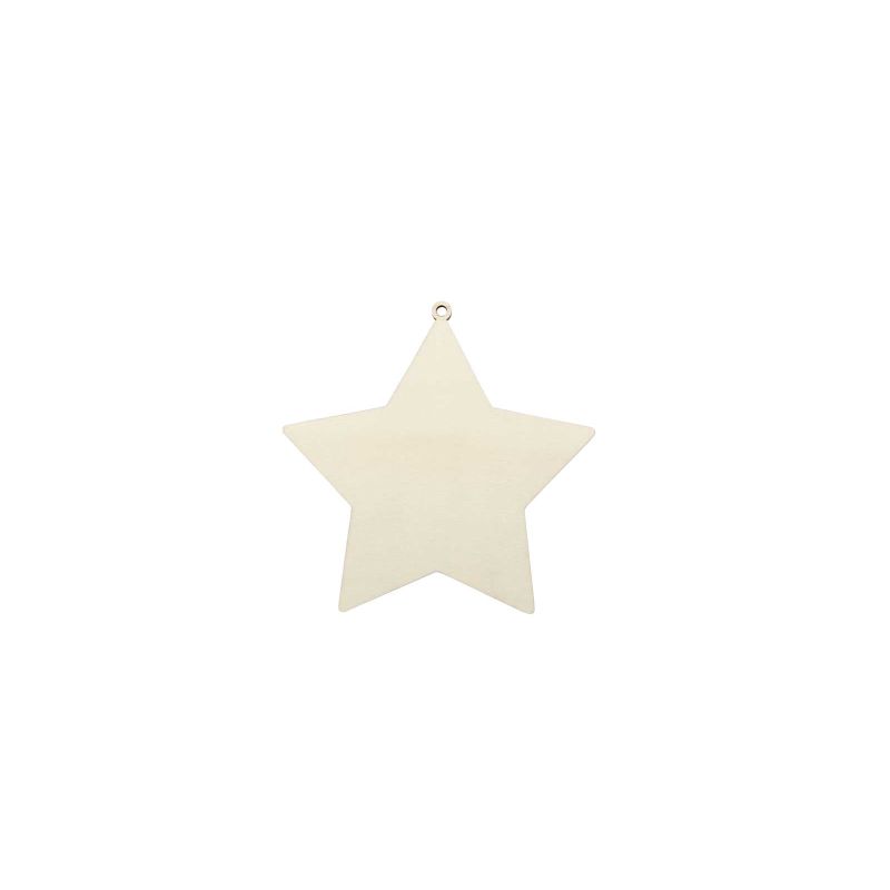 APLICAÇÃO NATAL ESTRELA SET 4: 15X15X0.4CM
