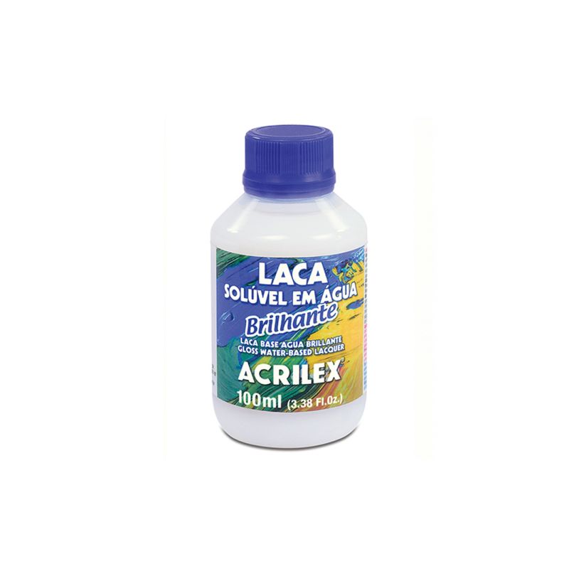 LACA BRILHANTE SOLUVEL EM AGUA 100ML 19510 