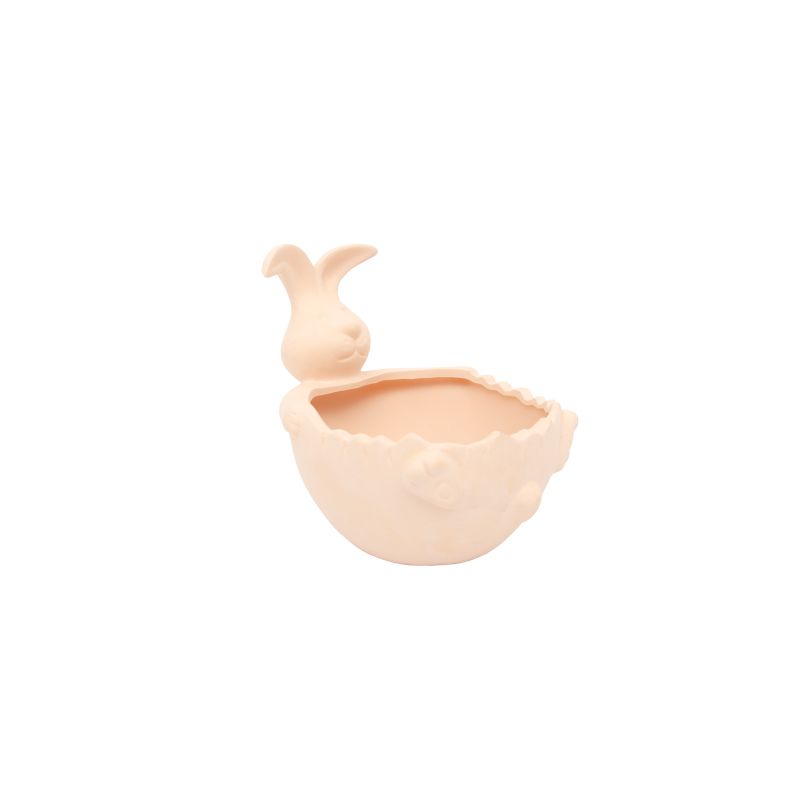 CACHE POT COELHO 20X19CM