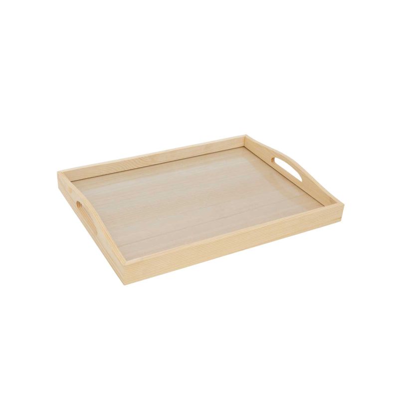 TABULEIRO C/VIDRO 40x30x5CM