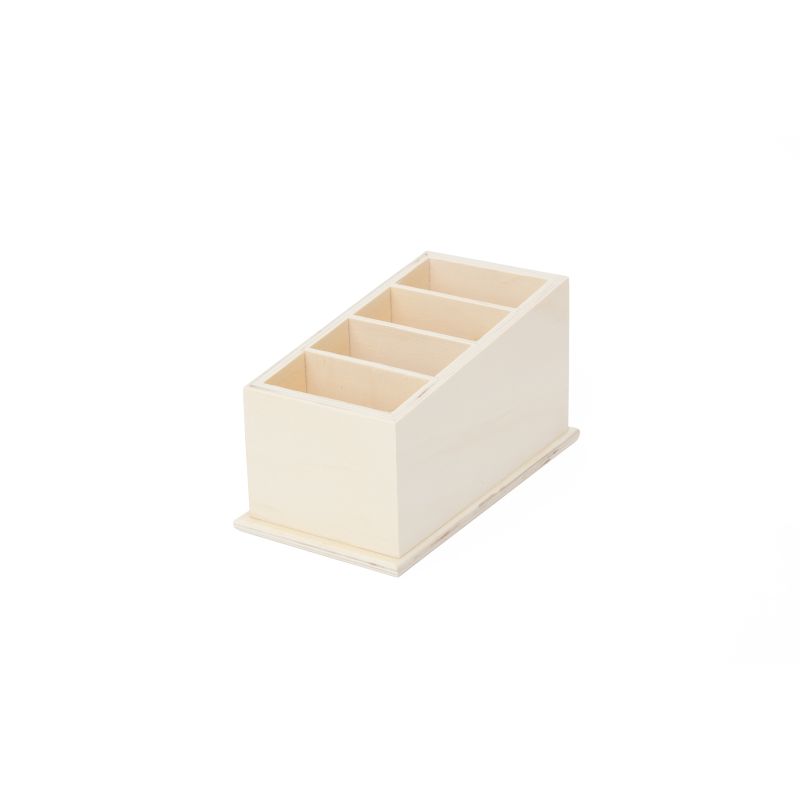 CAIXA 18.5X10X10CM 4DIV P/COMANDOS