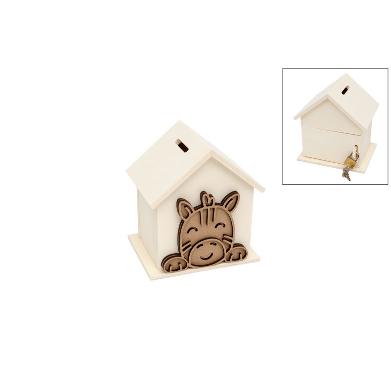 MEALHEIRO CASA C/ ZEBRA 13X10X14.5CM