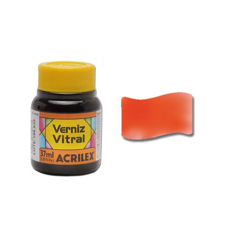 Tinta Vitral Laranja