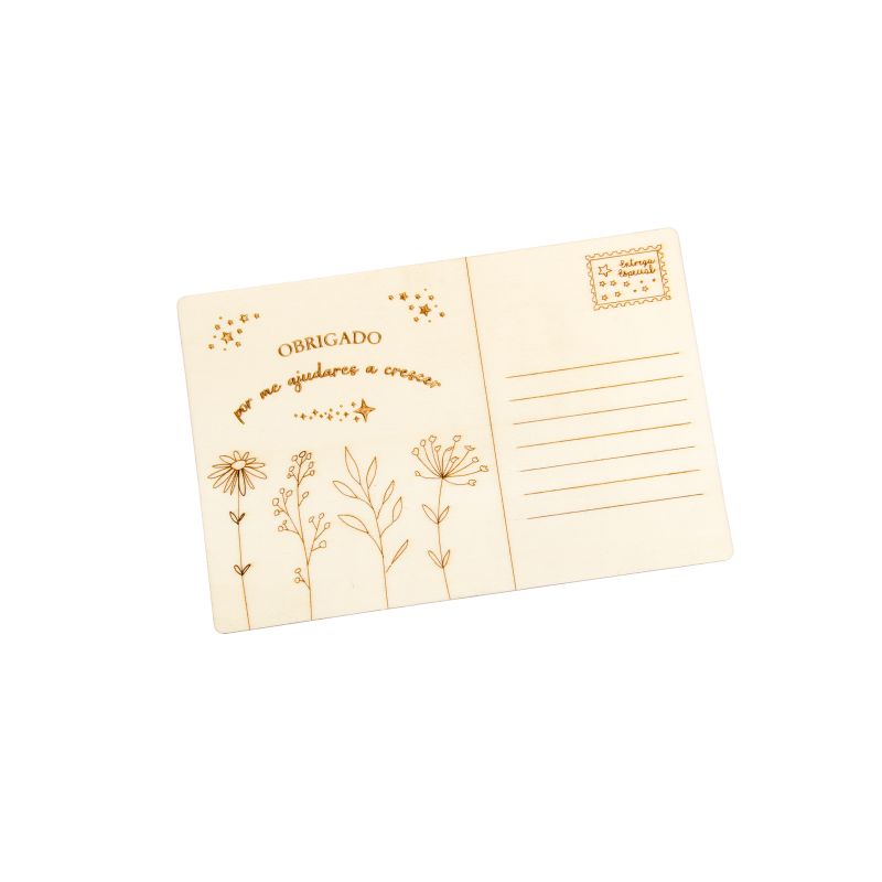 SET 4 POSTAIS 15X10X0.3CM CHOUPO