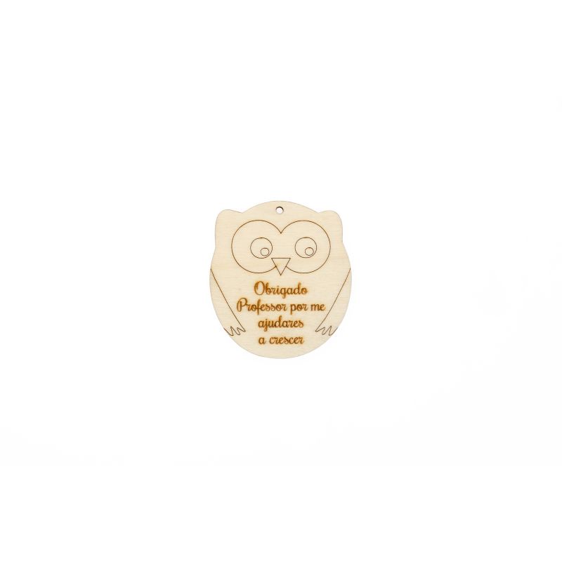 SET 12 MOCHOS "Obrigado Professor" 6X7X0.3CM CHOUPO