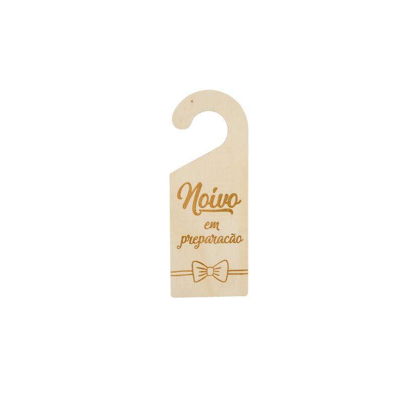 SET 6 PLACAS PORTA NOIVO 9.5X25X0.6CM