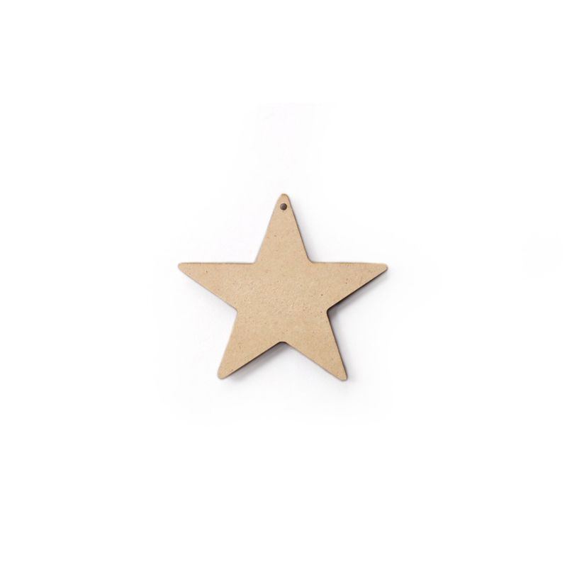 SET 12 ESTRELAS 11.2X10X0.3CM MDF