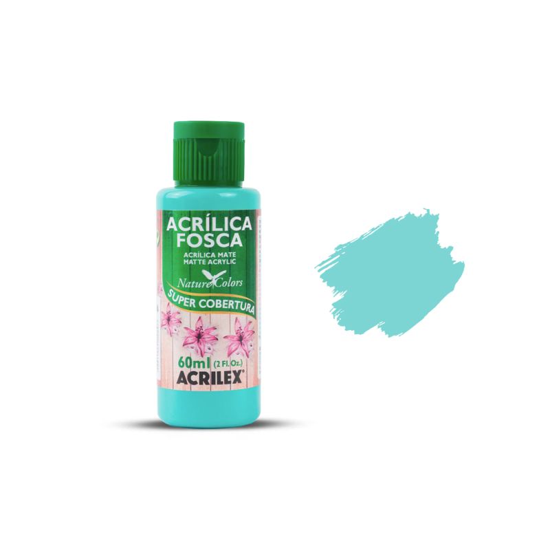 Tinta Acrílica Fosca Turquesa