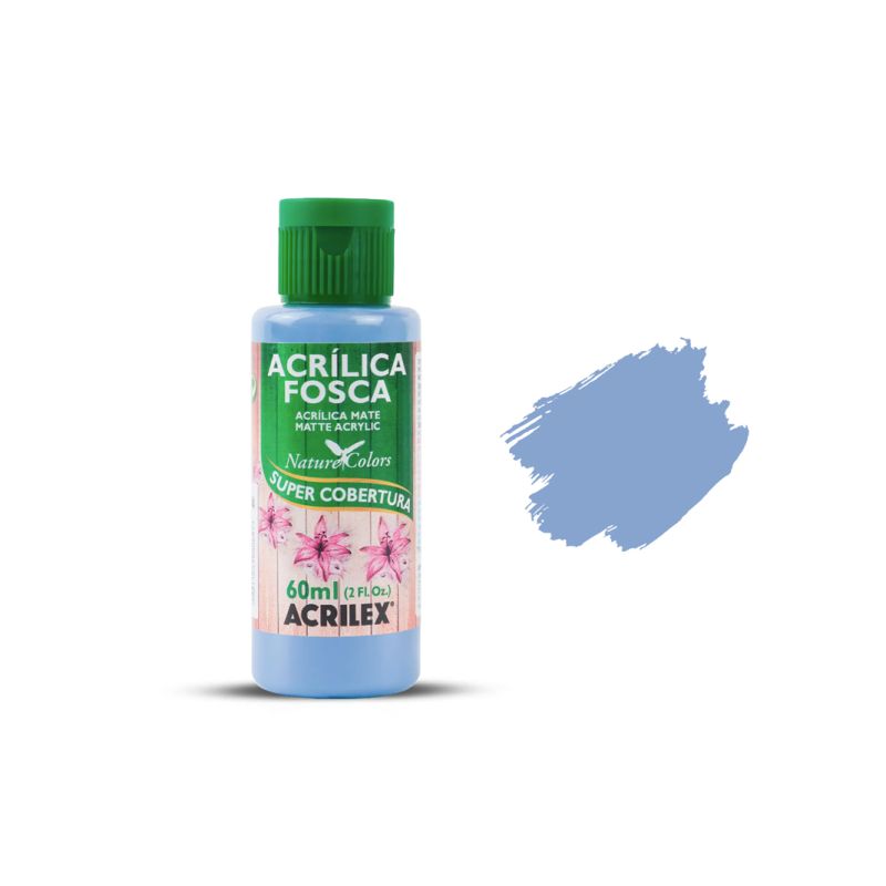 Tinta Acrílica Fosca Azul Country