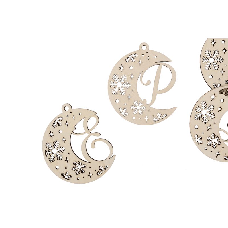 LUA COM LETRA PERSONALIZAVEL 8.6X10X0.4CM CHOUPO