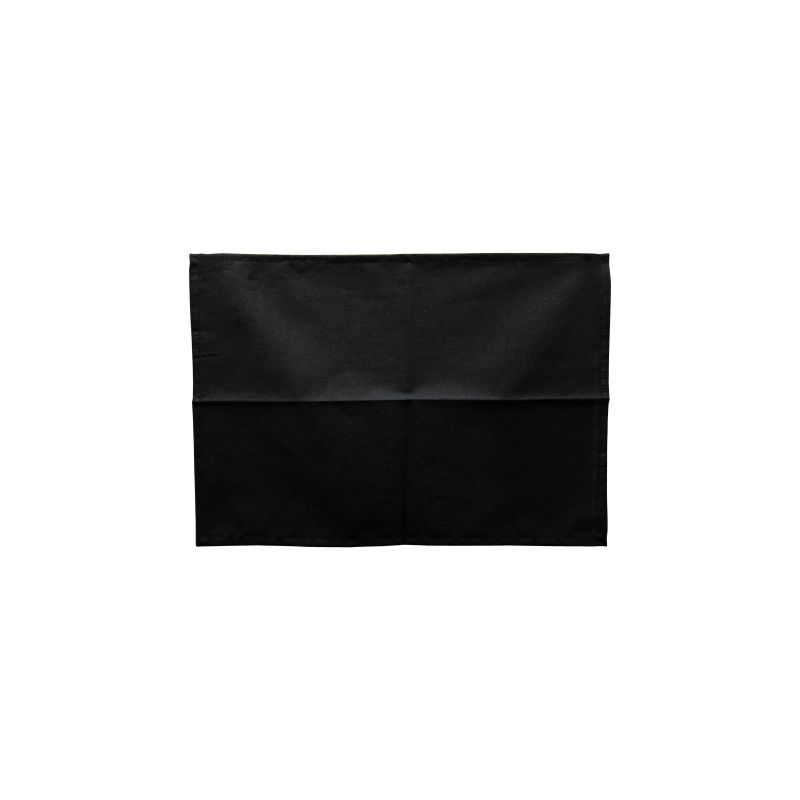 PANO COZINHA 50X35CM TECIDO PRETO