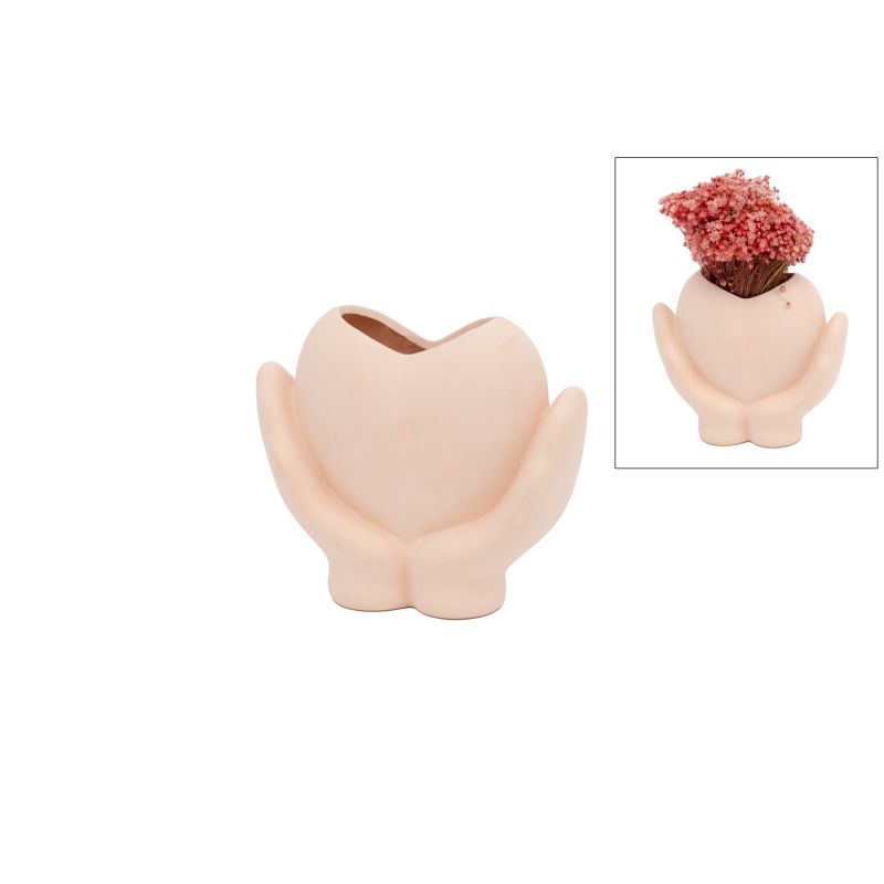 MAOS C/CORAÇAO ABERTO 17X7.5X16CM