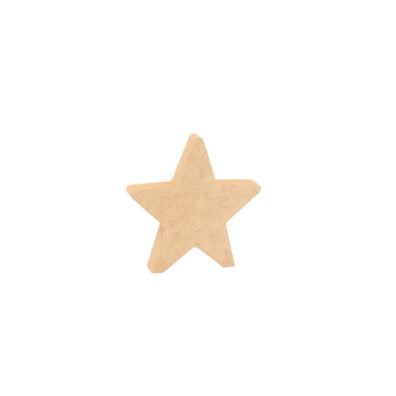 SET 4 ESTRELAS 10X1.6CM MDF