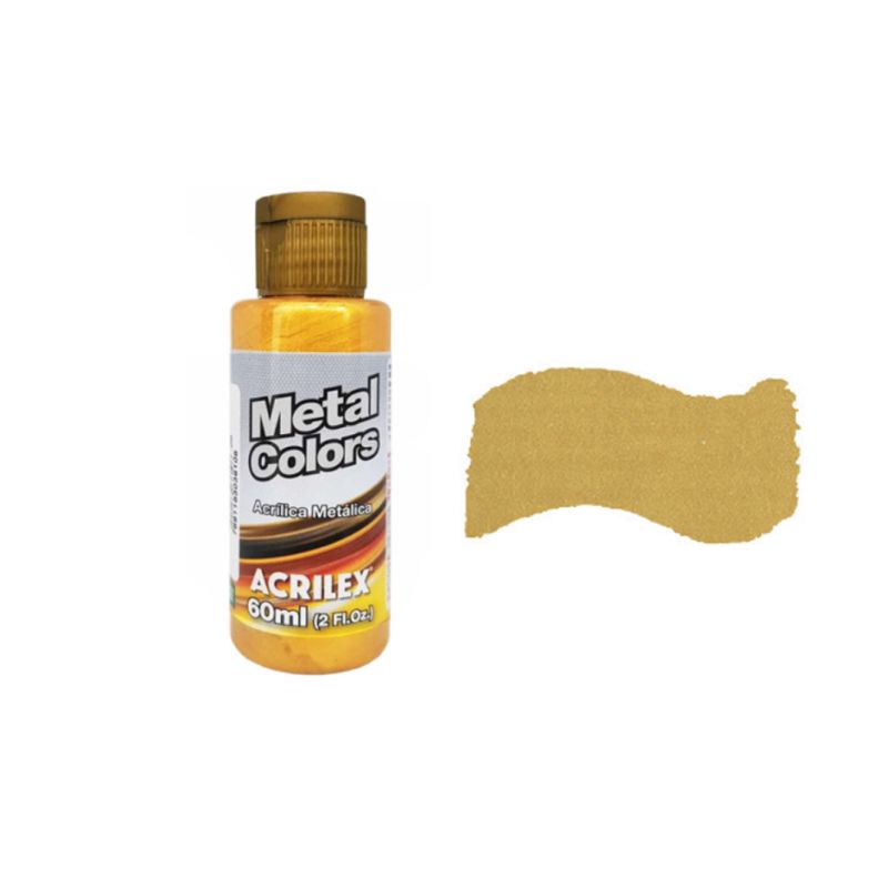 Tinta Acrílica Metal Ouro