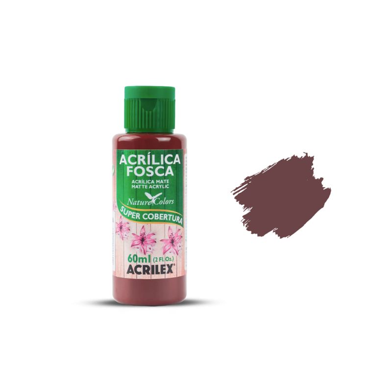 Tinta Acrílica Marron Escuro