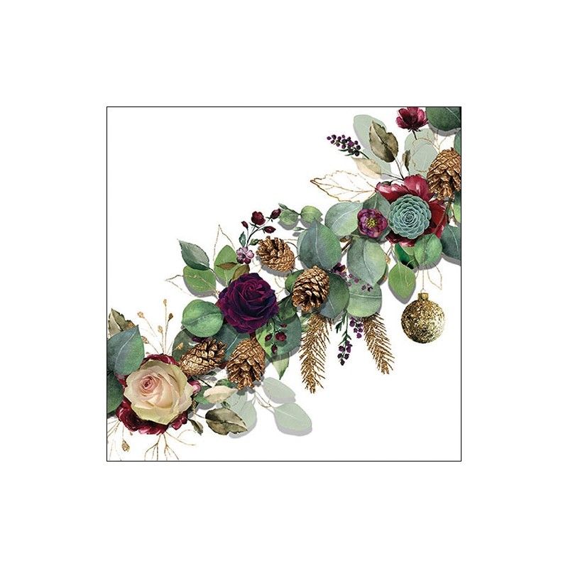 Guardanapo Eucalyptus White 30x30cm