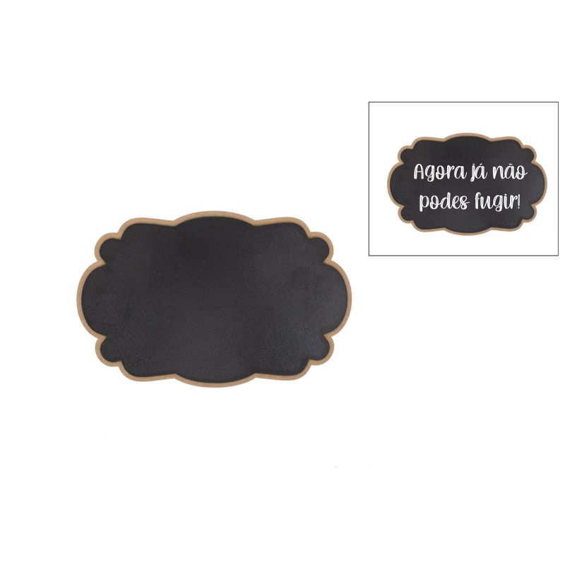 PLACA COM ARDOSIA 25X16X0.3CM