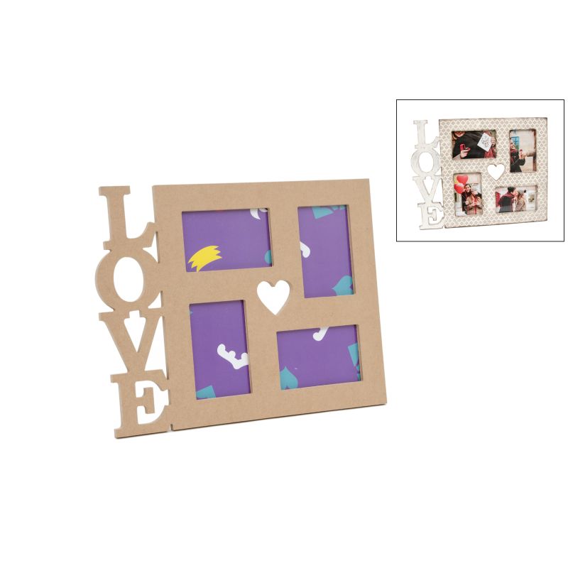 P.FOTO(10x15cm) LOVE 43.2X34X1.2CM MDF