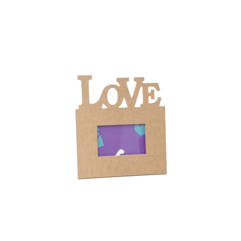 P.FOTO(10x15cm) RECT. LOVE 25X28.1X1.2CM MDF