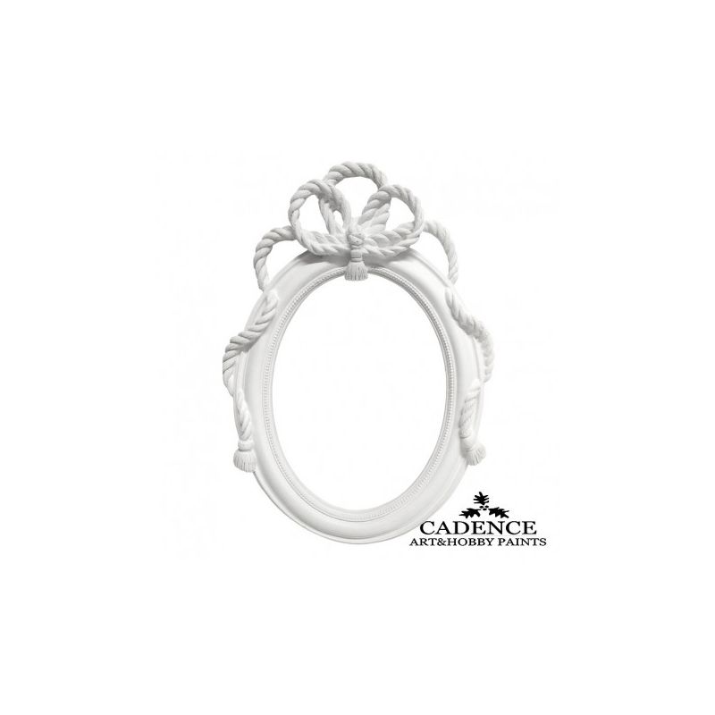 QUADRO OVAL COM CORDA CADENCE  28.3x20.6 / 17.5x13 CM
