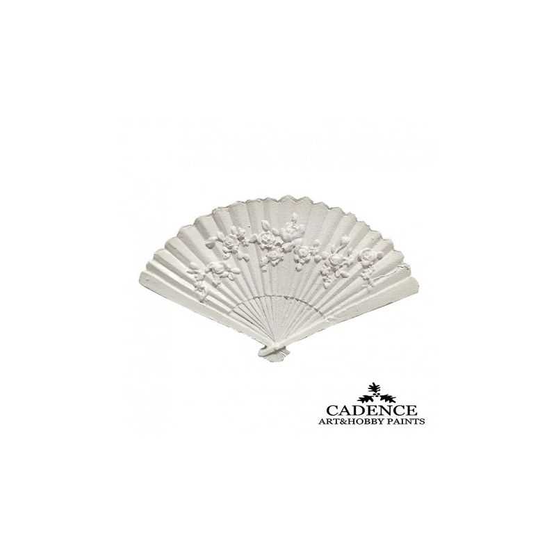 MINI ABANICO RESINA CADENCE 9.5x5.5 CM