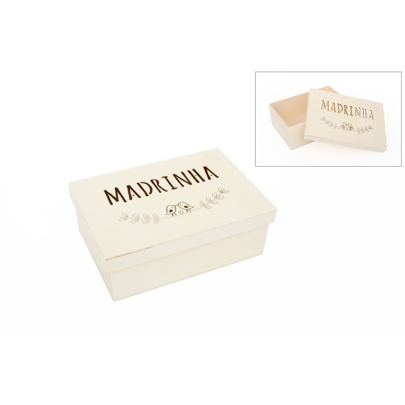 CAIXA MADRINHA 22X15X8CM