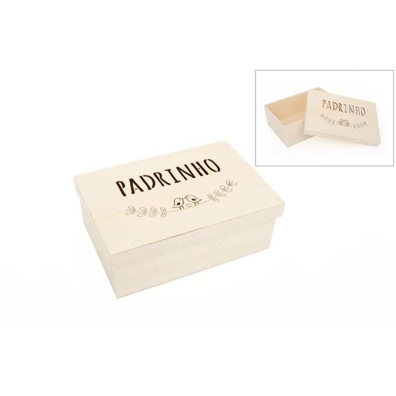 CAIXA PADRINHO 22X15X8CM