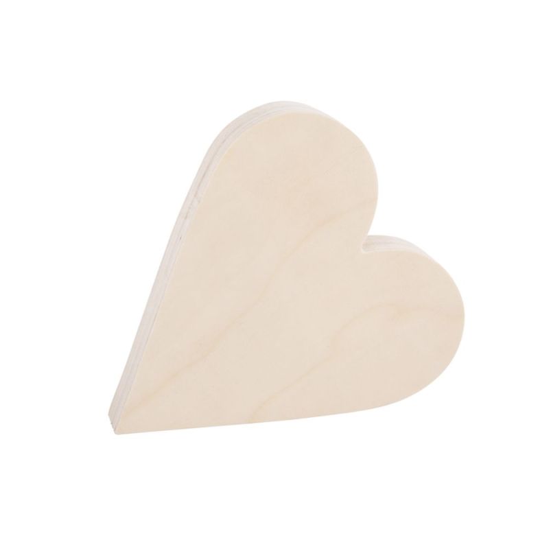 CORAÇAO MADEIRA 18.5X20X3CM RAYHER