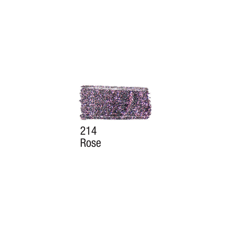 Tinta Teciedo Glitter Rose