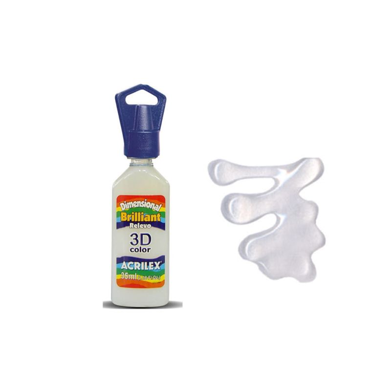 DIMENSIONAL RELEVO 3D BRILH. 35ML INCOLOR 12112806 ACRILEX 