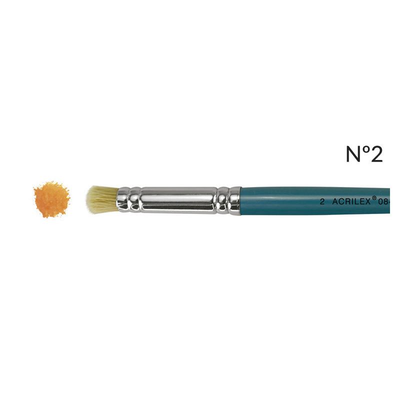 PINCEL PITUÁ CABO AZUL Nº 2 66084.0002 ACRILEX 