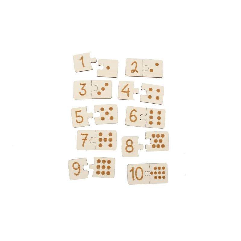 JOGO NUMEROS COM PEÇAS 10X5X0.4CM CHOUPO