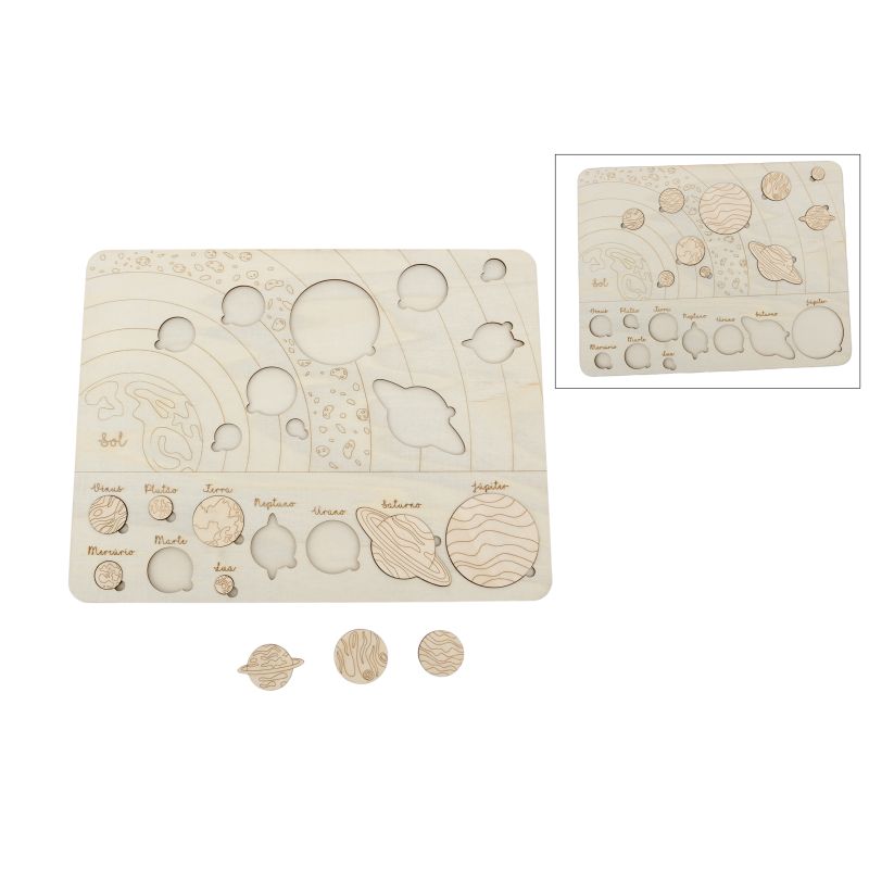 PUZZLE PLANETAS 32.5X25X0.3CM CHOUPO
