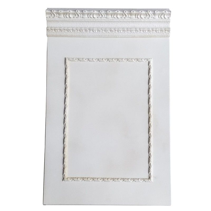 TÁBUA COM DECORAÇÃO RESINA 32x52x4.5 CM