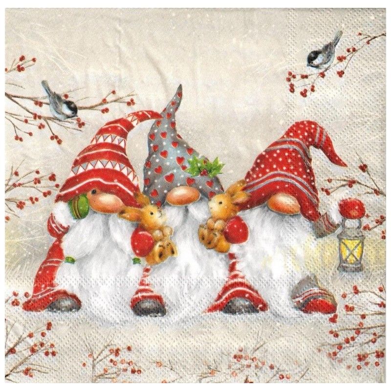 Guardanapo THREE DWARFS 30x30cm