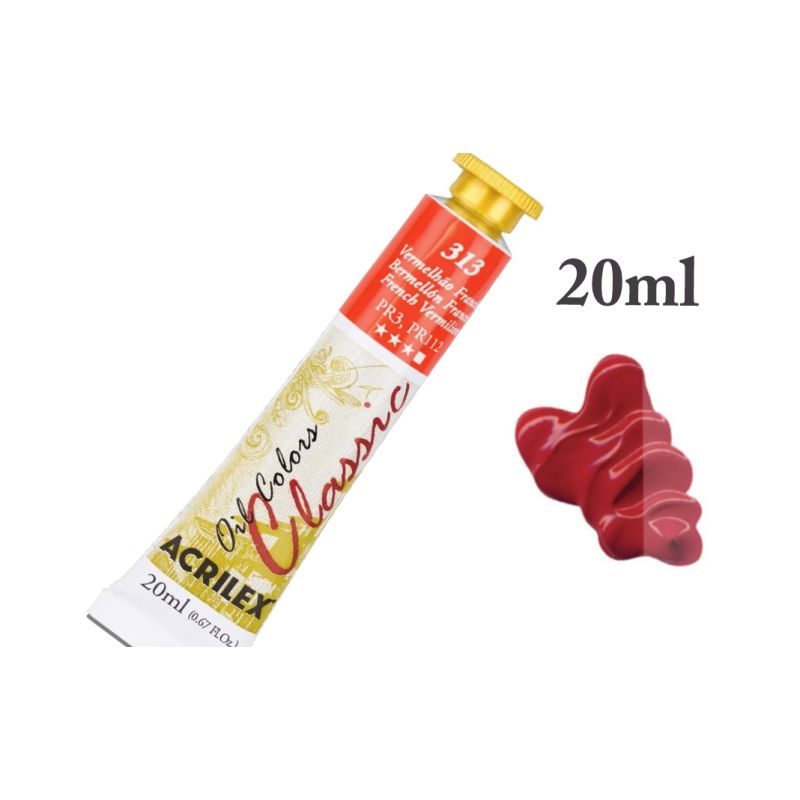 Tinta de Oleo Vermelhao Frances