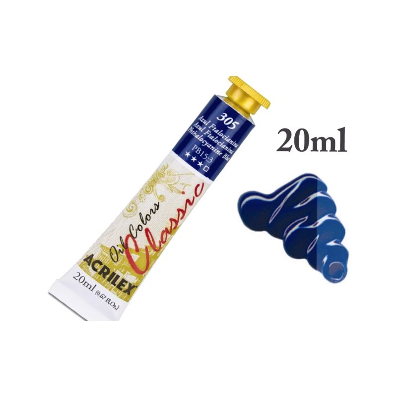 Tinta de Oleo Azul Ftalocianina