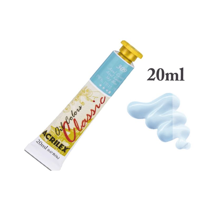 Tinta de Oleo Azul Celeste 