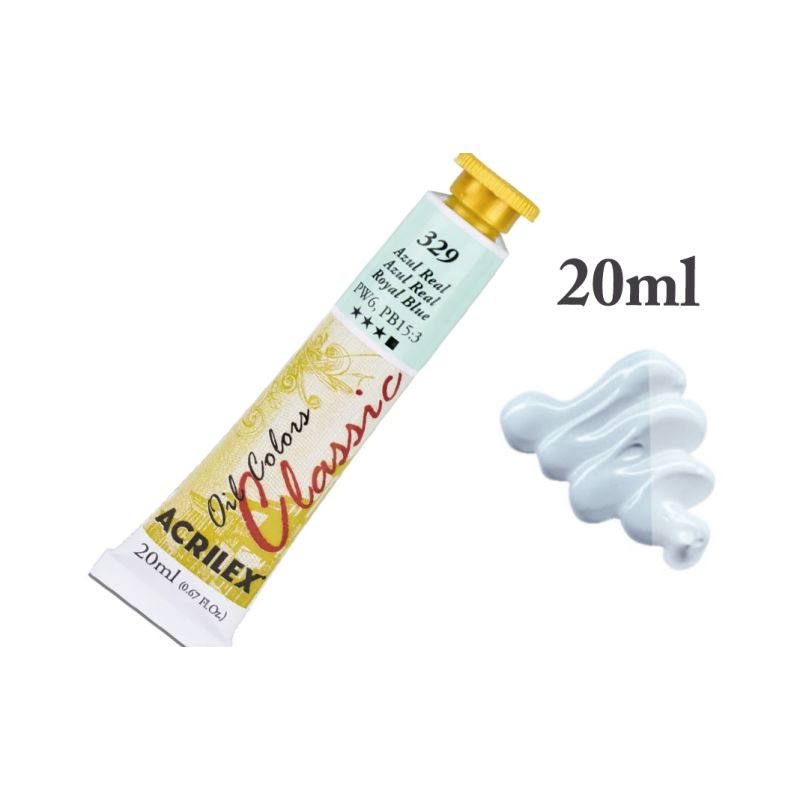 Tinta de Oleo Azul Real