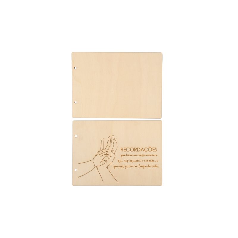 CAPA RECORDAÇOES A5 21.3X15.4X0.3CM CHOUPO