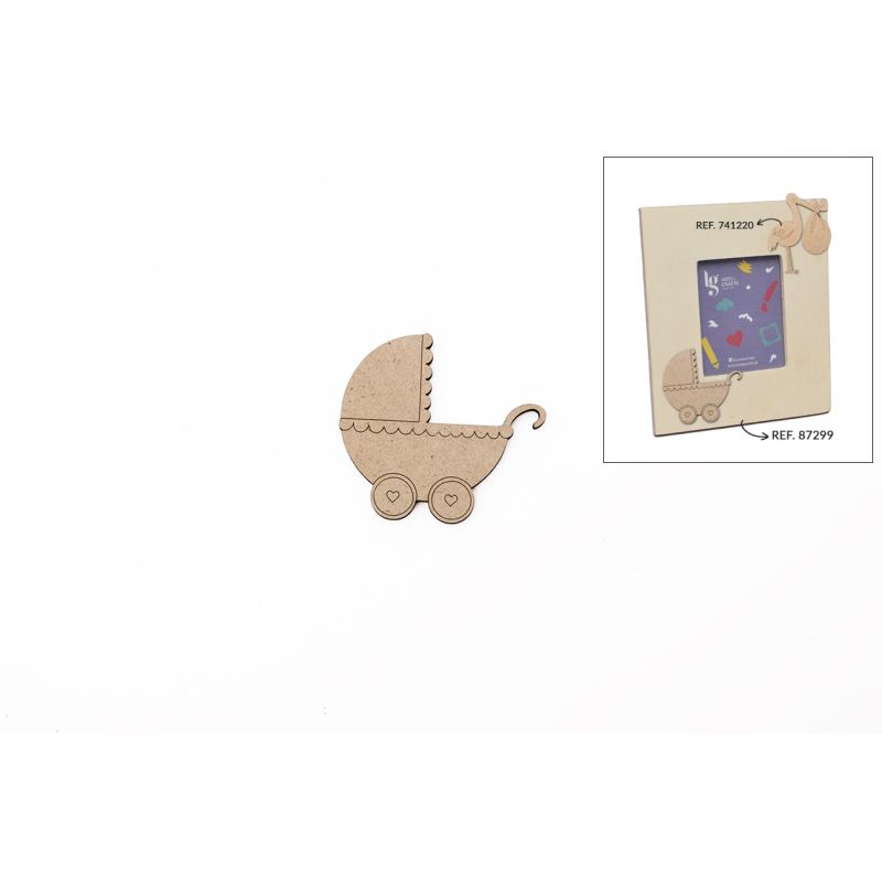 CARRINHO DE BEBE SET 12: 11X10X0.3CM
