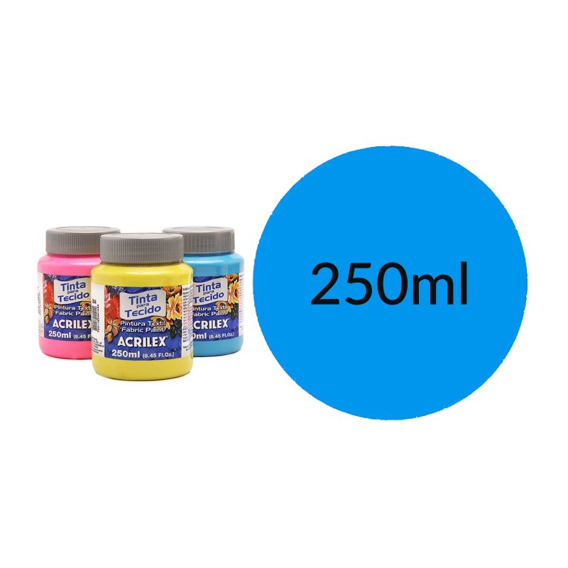 Tinta Tecido 250ML Azul Celeste 