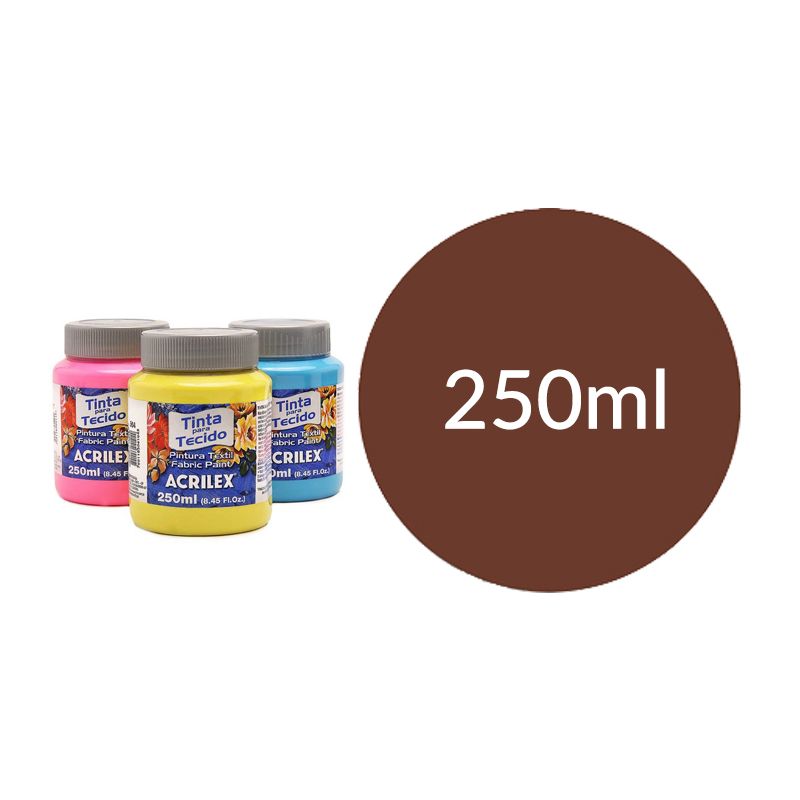 Tinta Tecido 250ML Marron