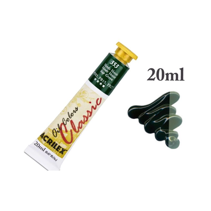 Tinta de Oleo Verde Vessie